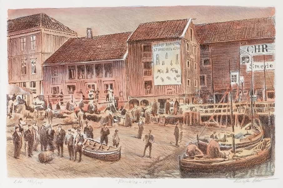 Ravn Kloa 1895 av Kristoffer Helset