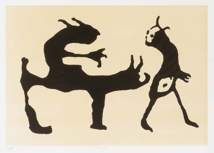 Litografi av Guttorm Nordø