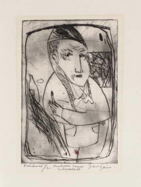 Kunstneren Lager Selvportrett av Jan Grimsrud