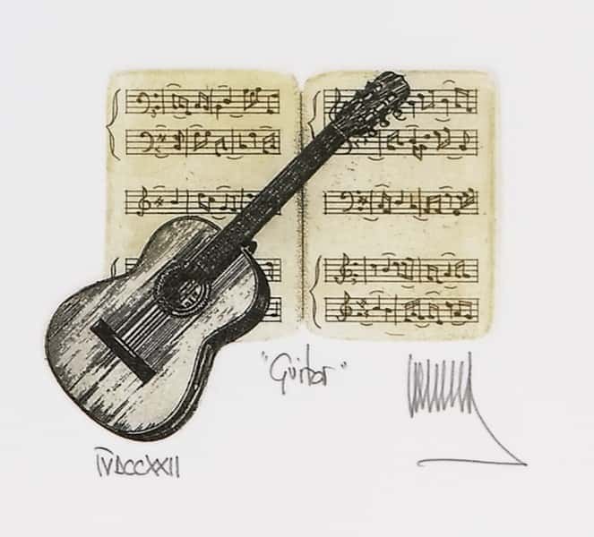 Guitar av Manuel J  Estop Zafra